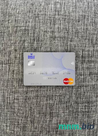 Ireland bank of Ireland wygląd zdjęcia mastercard skan PSD + zdjęcie